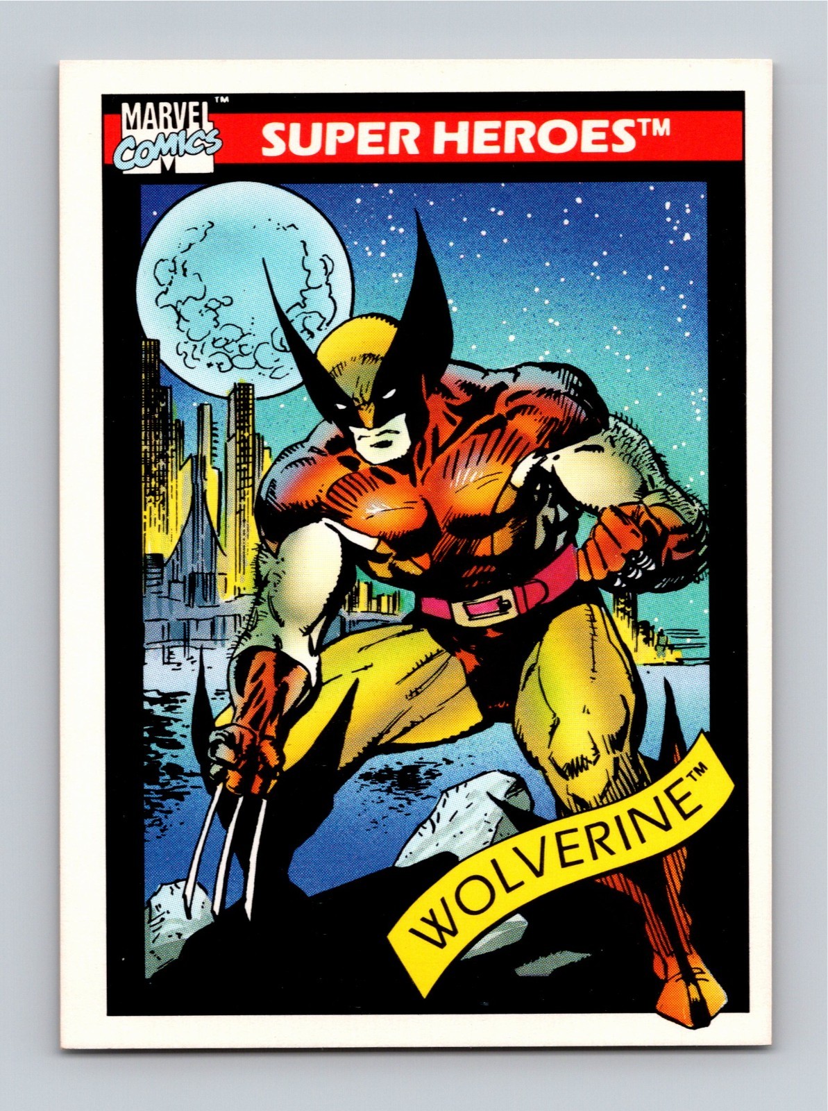 Wolverine 1990 Impel Marvel Universe #10 NM or Better