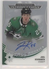 2020-21 Upper Deck Ultimate Collection Introductions Joel Kiviranta Auto 10ib