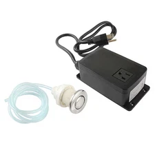 KINGSTON BRASS KASK311 Single Outlet Garbage Disposal Air Switch Kit, Polished