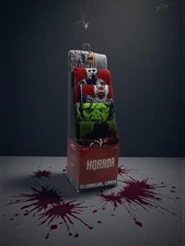 Horror Movie PENNYWISE CLOWN The Exorcist 6 Pair CREW SOCKS SIZE 8-12 NEW