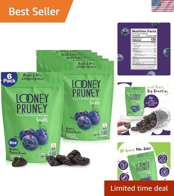Healthy Smalls Fruit Snack Packs - Organic Prune Bites, 9 oz, Perfect for Family