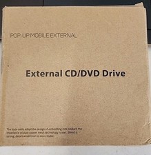 Gotega External CD DVD Drive USB Portable Reader Writer Model ECD819 New