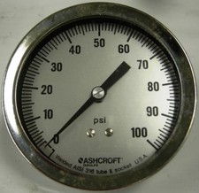 ASHCROFT INDUSTRIAL DURALIFE GAUGE 35 1009 SW 028 100 