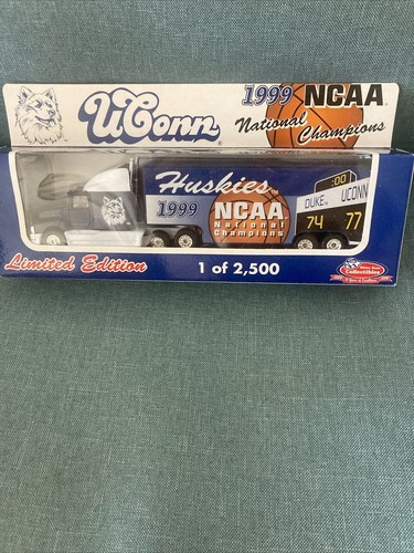 1999 UCONN HUSKIES NATIONAL CHAMPIONS TRAILER/ WHITE ROSE COLLECTIBLES. - Picture 2 of 5