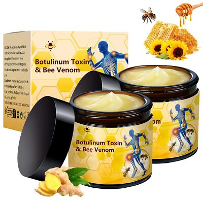 2PC Botulinum Toxin and Bee Venom Bone Cream, Professional Joint and Bone Cre