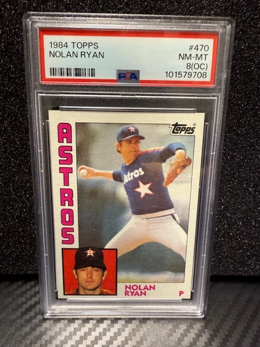1984 Topps - #470 Nolan Ryan PSA 8