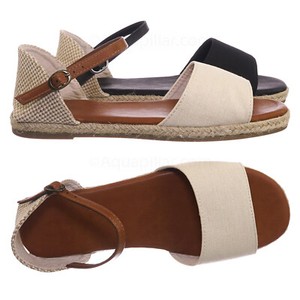 espadrilles peep toe flat sandals
