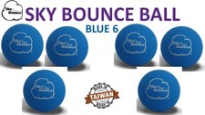 2" Rubber Hand Balls "BLUE" - SKY BOUNCE - 6 Balls TAIWAN 