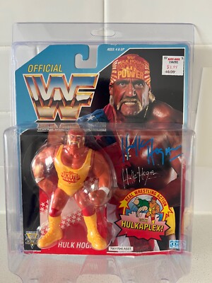 WWF Hasbro Hulk Hogan Signed/Autographed/JSA Certified MOC Series