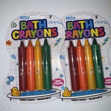       Kids Bath Tub Crayons Non Toxic Magic Crayons Fun Washable 2pk