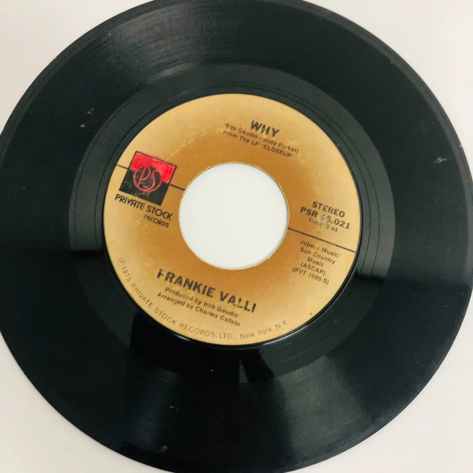 4 VTG 45 RPM 7" Vinyl Record Singles Frankie Avalon Valli Dean Martin Lena Horne - Image 4 of 4