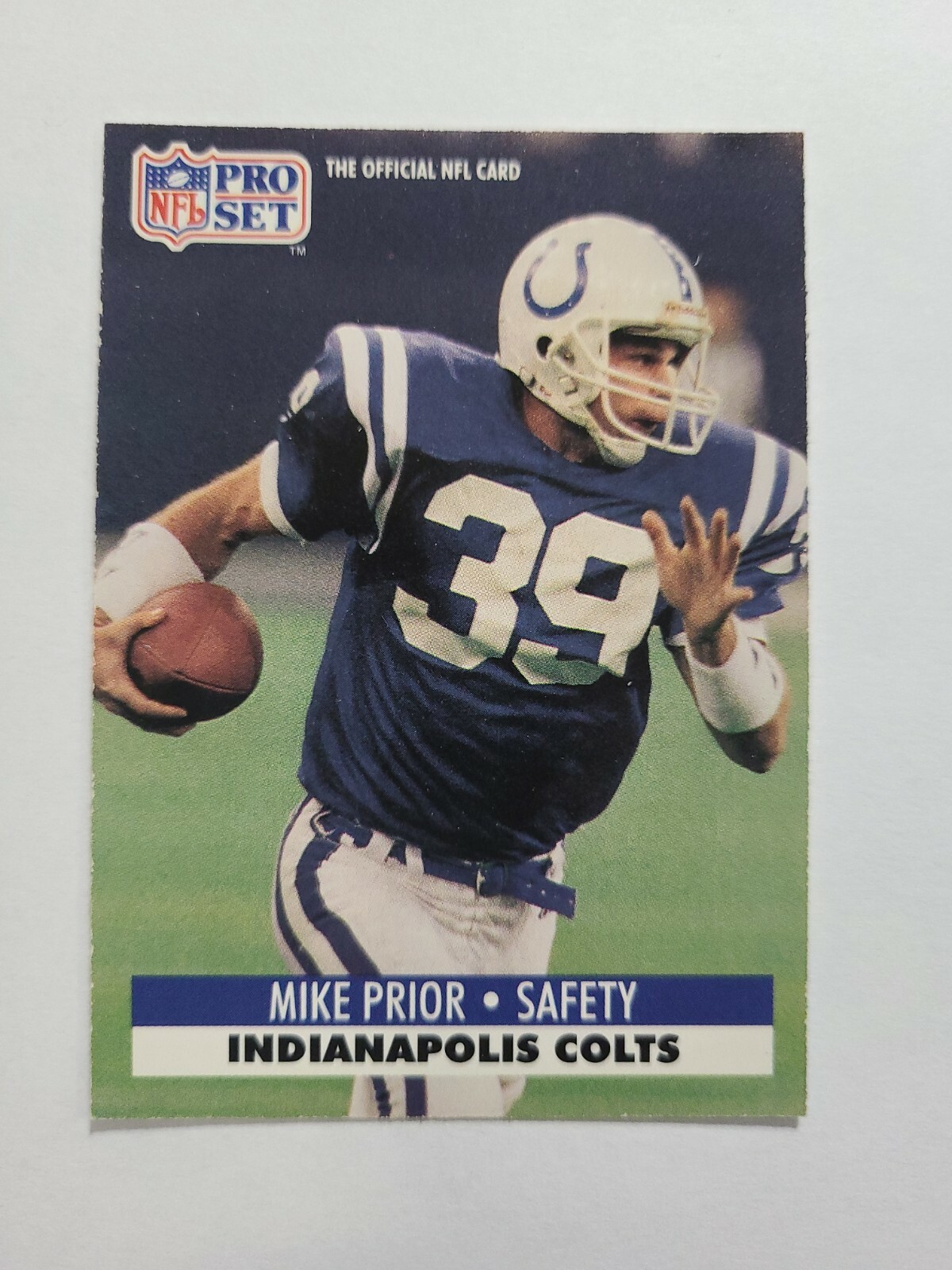 MIKE PRIOR 1991 PRO SET FOOTBALL CARD # 529 E7081