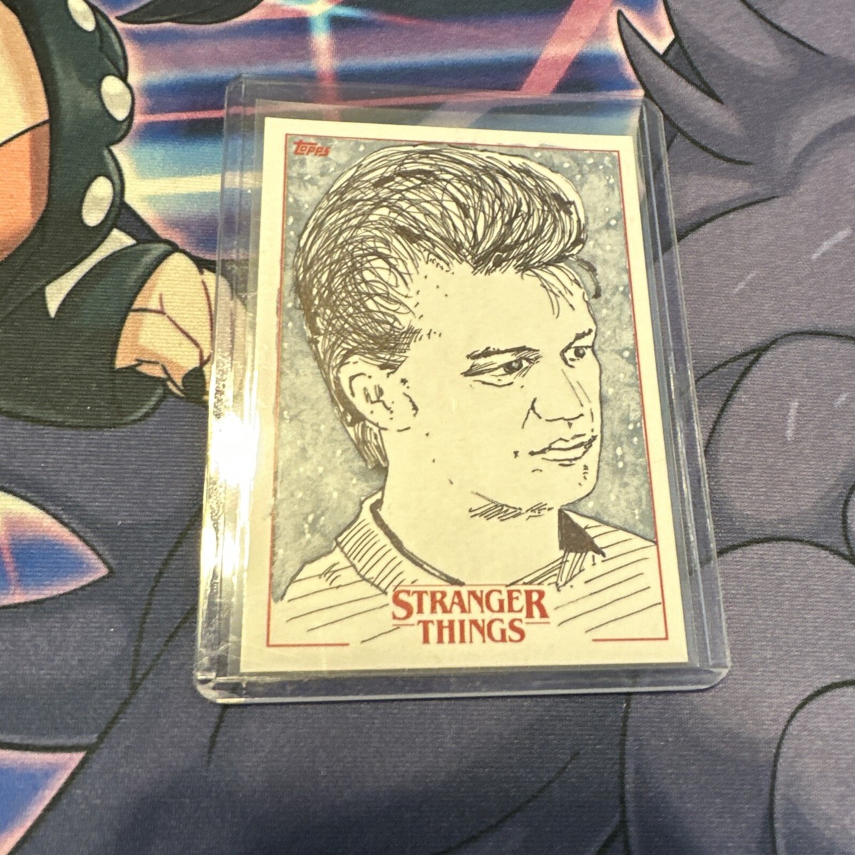 Topps Stranger Things Steve Harrington Sketch Card John Pleak Art