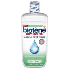 SM Biotene Gentle Oral Rinse Dry Mouth Mild Mint Soothing Moisturization 16 Oz