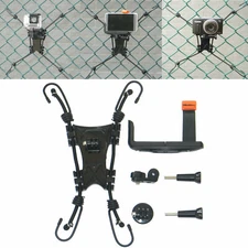 Action Camera Backstop Mount Chain Link Fence Mount fit Baseball/Softball Game