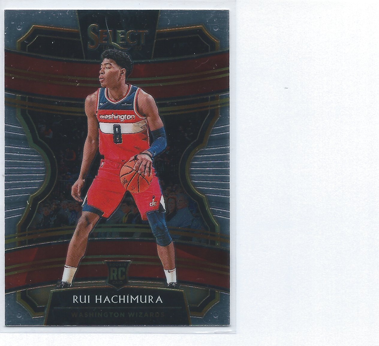 2019-20 Rui Hachimura Rookie Card Panini Select Washington Wizards RC #51