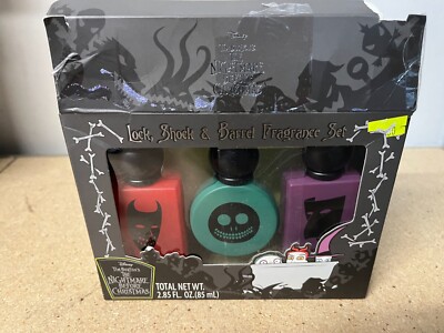 The Nightmare Before Christmas Lock Shock & Barrel Fragrance Set Perfume C80