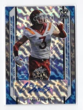 Football Card - 2021 Caleb Farley BA-CF1 Auto - Virginia Tech Hokies Leaf RC /40