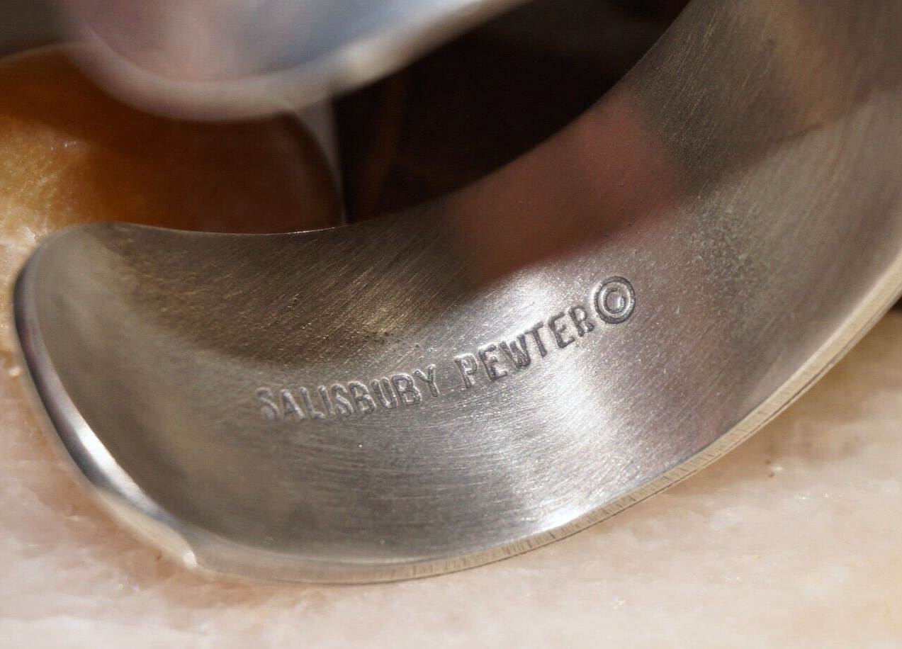 Vintage SALISBURY PEWTER Solid Silver Pewter Mont… - image 13