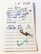 Sony TC-158SD  Others 3-514-522-00 Lead Clamp for Head Wires New Old Stock 