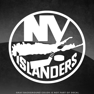 New York Islanders Vinyl Decal Sticker - 4'' and Larger - 30+ Color Options!