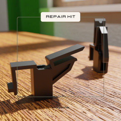 Pair of Hinges for Thorens TD-160, 165, 166, 145 , 146. Optimized Version!