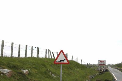 Foto 6x4 Otter Warnschild \u00c0ird nan Sr\u00f9ban\/NF8457 Otter warn c2005