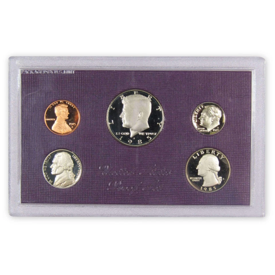 Juego de prueba revestido 1985 EE. UU. como nuevo embalaje original del gobierno OGP Foto 2 de 4