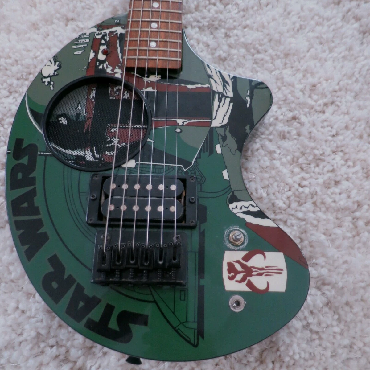 FERNANDES Star Wars Boba Fett BOBA-ZO ZO-3 Guitar Green Speaker Built-in