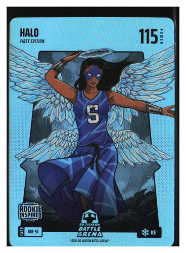 Bo Jackson Battle Arena Halo Angel Reese Blue Ice Battlefoil