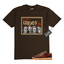 Dunk Low Light British Tan Sesame Picante Red Cacao Wow T Shirt to Match PREZ