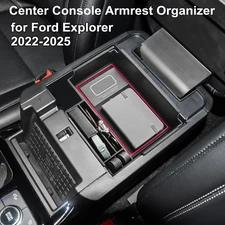 For 2020-2026 Ford Explorer Center Console Storage Box Organizer Tray Accessory