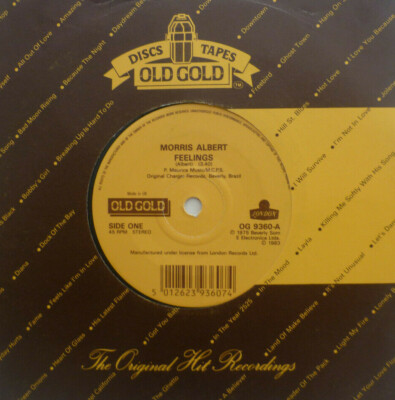 7'' 70s OLD GOLD IN MINT- ! MORRIS ALBERT : Feelings  + BLOODTONE : Natural High