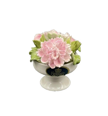 Aynsley England Fine Bone China Capodimonte-Style Flower August Carnation