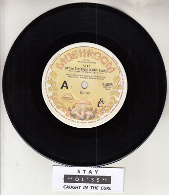 OL' 55 Stay (While The Night Is Still Young) 7'' 45 record + juke box title strip