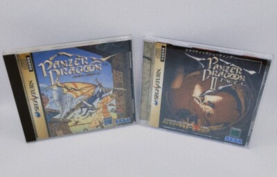 Lot 2 Panzer Dragoon 1 2 Zwei Set Sega Saturn SS From Japan NTSC-J