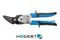 HöGert HT3B505 Blechschere 250 Mm, Gebogen, Rechts, Crmo