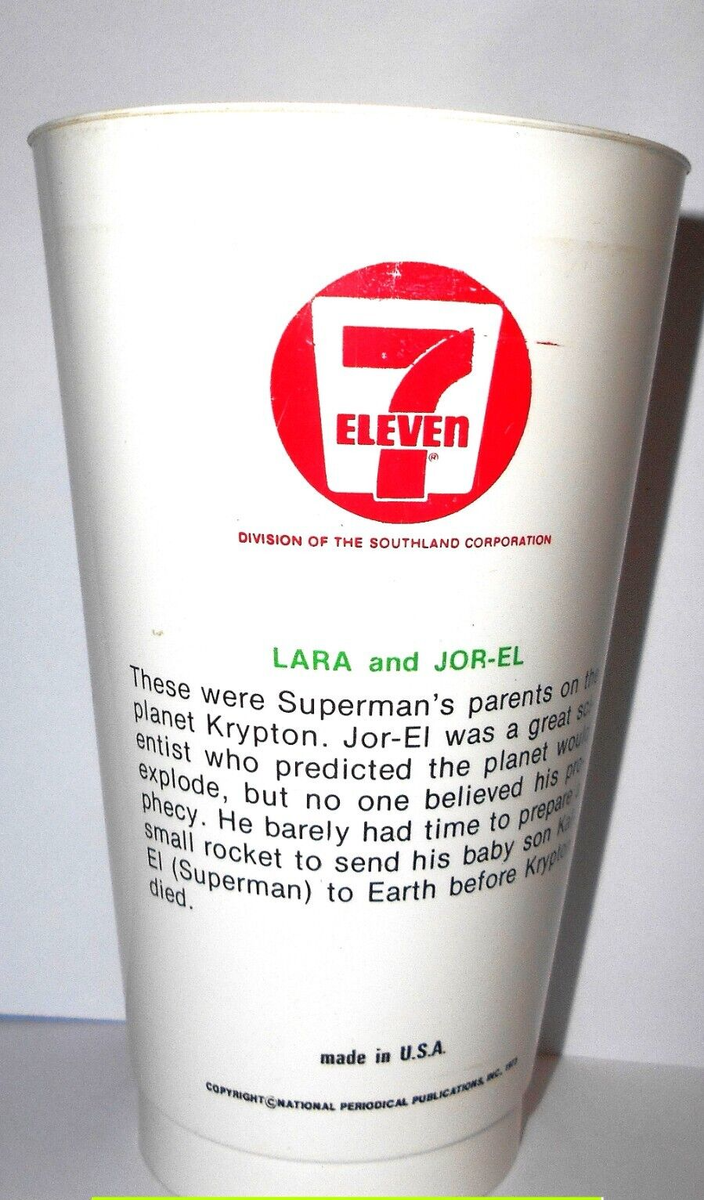 Plastic Slurpee Cup 1973 Vintage 1970s Collectibles 7 Eleven Slurpee