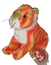 RARE TIGER ZODIAC TY BEANIE BABIE MWMT FREE SHIPPING