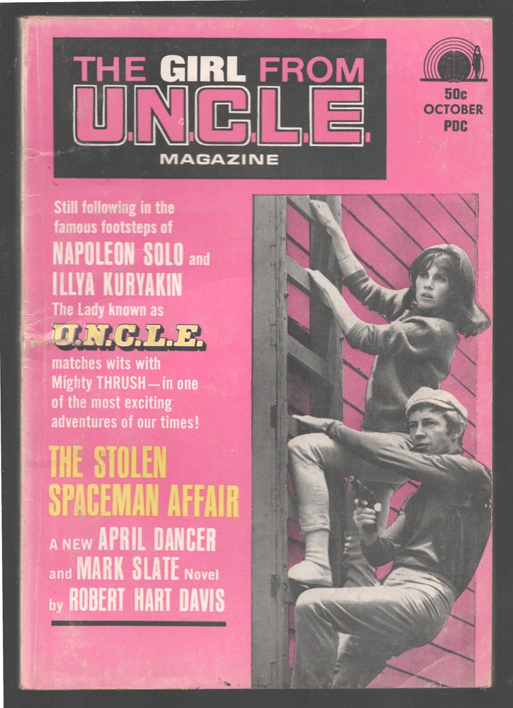 Pulp Oct 1967 Stephanie Powers The Girl From U.N.C.L.E. TV Series Photo Cover