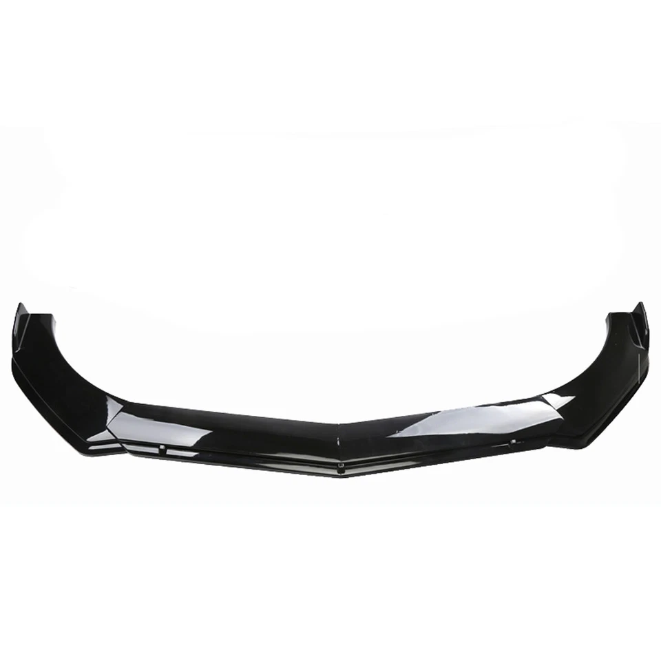 For Audi A3 A4 A5 A6 Front Bumper Lip 86" Side Skirt Rear Bumper Lip Black - Изображение 3 из 4