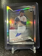 2022 ELITE EXTRA EDITION KENYA HUGGINS ROOKIE AUTO SP CINCINNATI REDS AUTOGRAPH