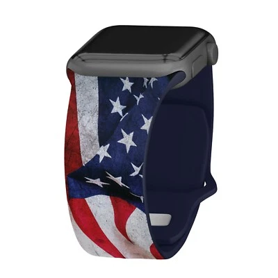 AFFINITY BANDS USA Flag HD Watch Band Compatible with Apple Watch