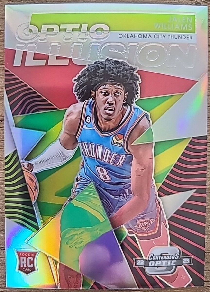Jalen Williams 2022-23 Contenders Optic Illusion RC #1 Oklahoma Thunder