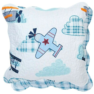 Clayre & Eef Kissenhülle Kissenbezug Quiltkissenhülle gequiltet 50 x 50 cm
