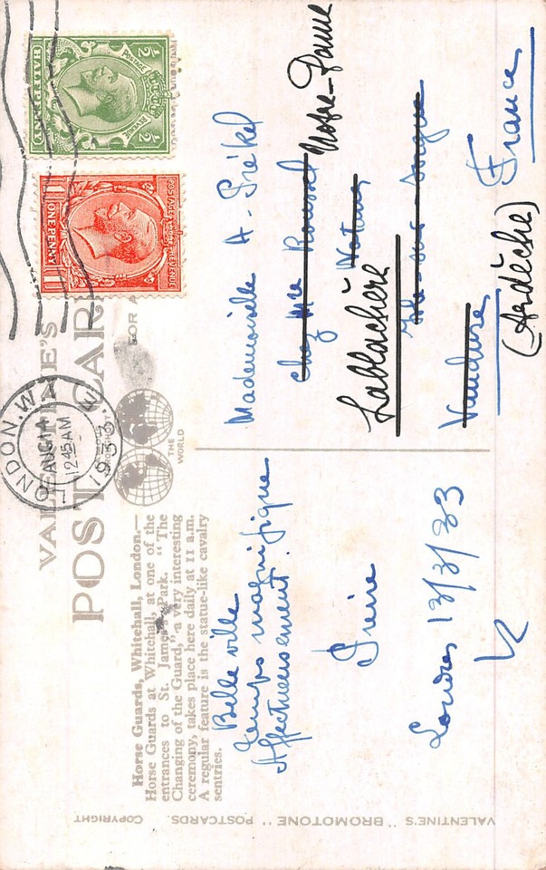 ROYAUME UNI LONDRES HORSE GUARDS SENTRIES WHITEHALL eBay