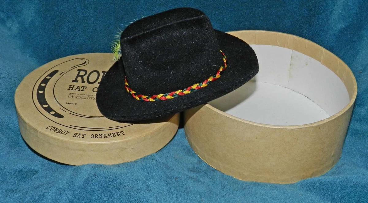 NICE DEPT. 56 RODEO HAT COMPANY WESTERN COWBOY HAT ORNAMENT eBay