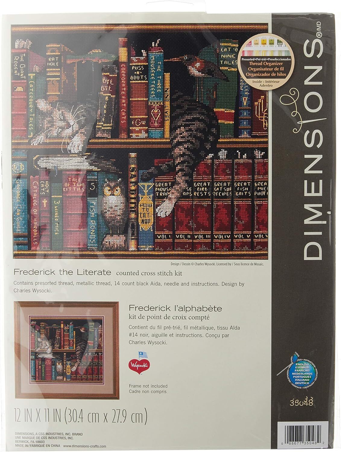 Thumbnail - Dimensions Zählmusterpackung Cat, Mehrfarbig, 30,5 X 27,9 Cm, Ovp Neu