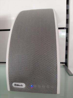 Audio Block SB-100 Multiroom-Lautsprecher, weiß-grau, Ausstellungsstück