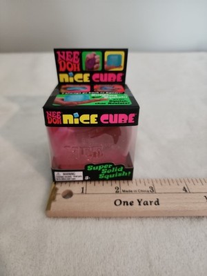 NeeDoh Nice Cube - Super Solid Squish! (Pink) - Brand New/Factory Sealed!